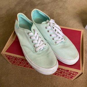 Mint green vans